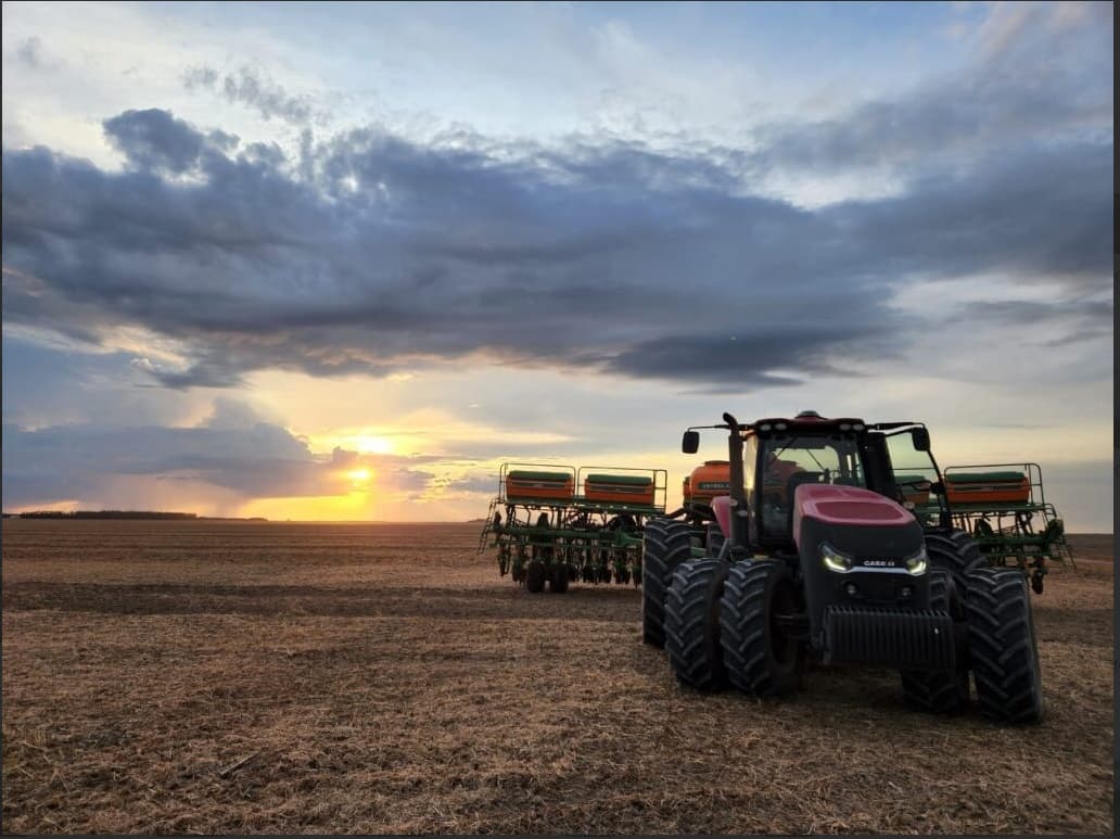 Lavoura do Grupo Gatto em operação